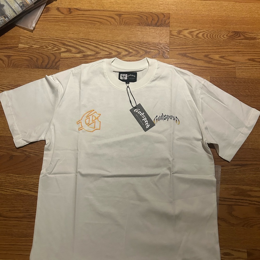 Godspeed White Graphic T-Shirt for Men